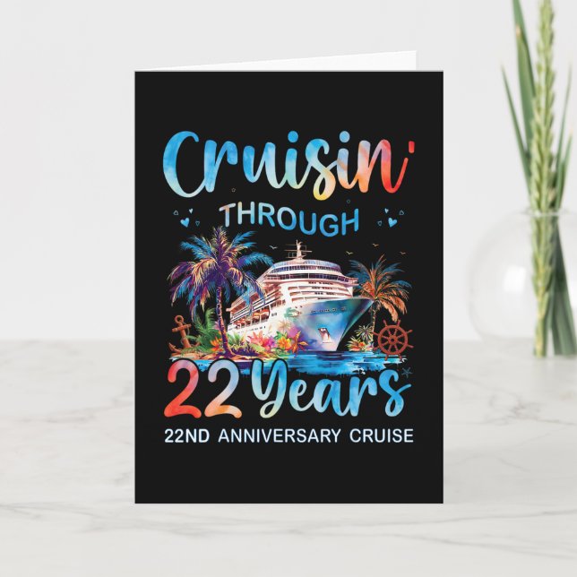 Carte Croisière à travers 22 ans Croisière 22e anniversa (Devant)