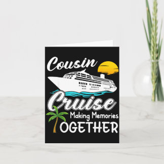 Carte Croisière avec cousin 2026 Créer des souvenirs Cro