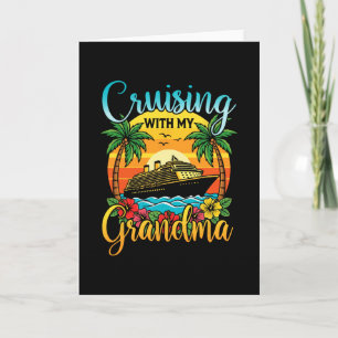 Carte Croisière avec ma grand-mère Vacances en croisière