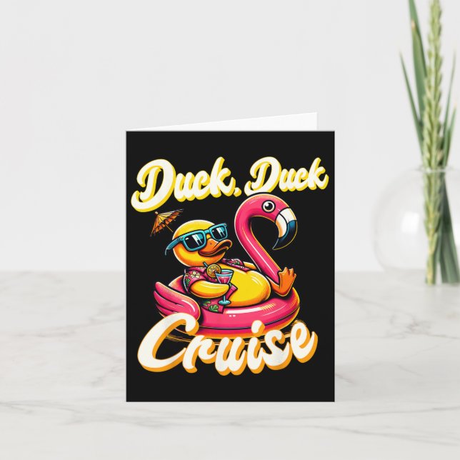 Carte Croisière Canards Canards Canards Croisière Famill (Devant)