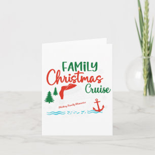 Carte Croisière de Noël en famille 2024 Merry Cruisemas 