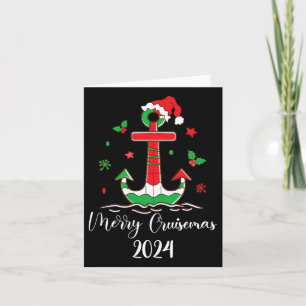 Carte Croisière de Noël en famille 2024 Merry Cruisemas 