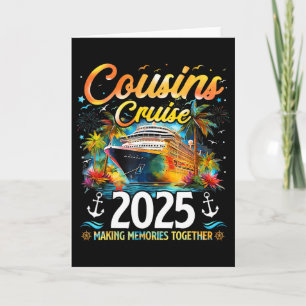 Carte Croisière des cousins 2025 Croisière Vacances d'ét