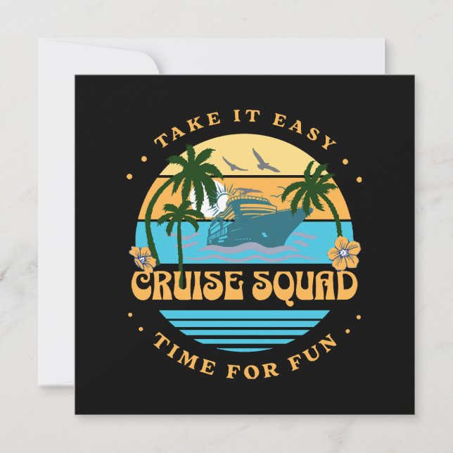 Carte Croisière Retro Squad (Devant)