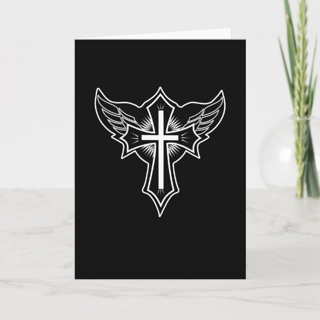 Carte Croix chrétienne (Devant)