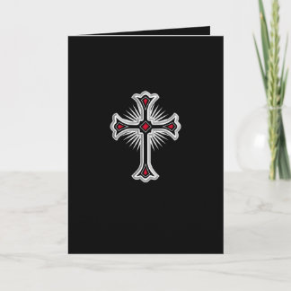 Carte croix chrétienne