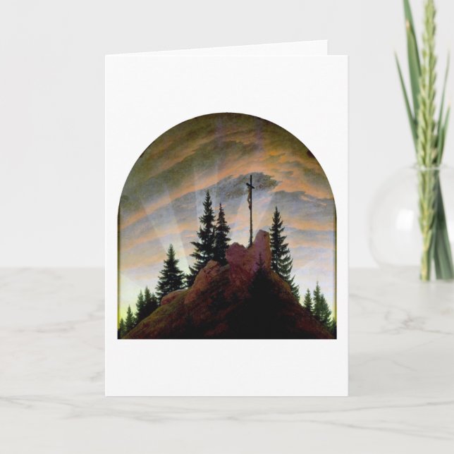 Carte Croix dans les montagnes, Friedrich (Devant)