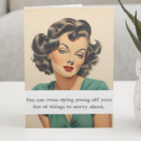 Croix de Dying Young Funny Sarcastic