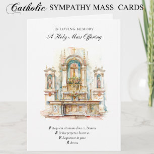 Carte Croix de l'Offrande de la Messe de Sympathie Catho