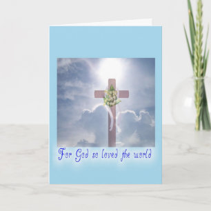 Carte Croix de Pâques Promesse de Dieu