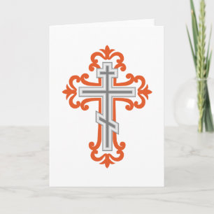Carte Croix orthodoxe