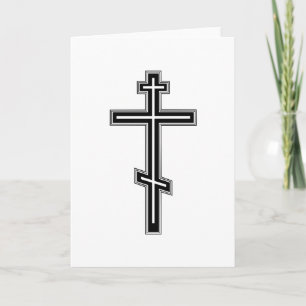 Carte Croix orthodoxe