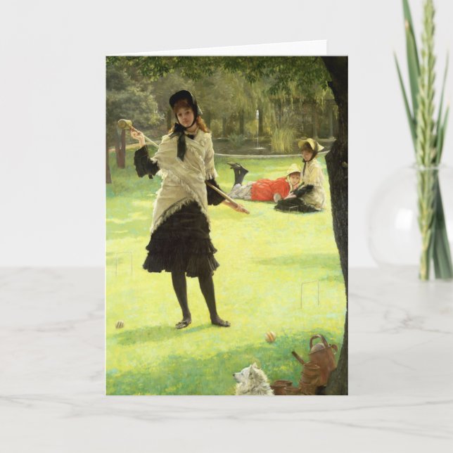 Carte Croquet de James Tissot |, c.1878 (Devant)