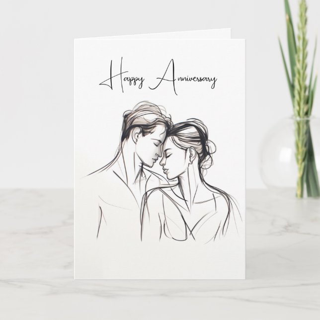 Carte Croquis Anniversaire (Devant)