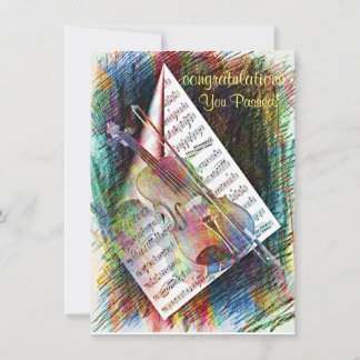 Carte Croquis de violon