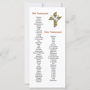 Carte Cross Bible Book mark Signet Books of the Bible