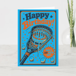 Carte Crosse d'anniversaire Drôle Lax Humour Sport