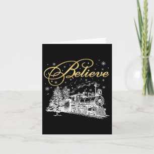 Carte Croyez Noël Pôle Nord Express Polaire All Abr