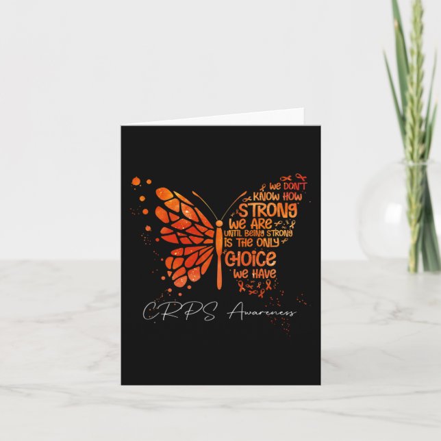 Carte CRPS Beurre orange ruban à ruban orange sensibilis (Devant)