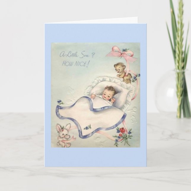 Carte Cru - accueil à votre petit fils, (Devant)