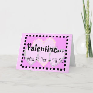 Carte Cruel Valentine - Très drôle et très méchant