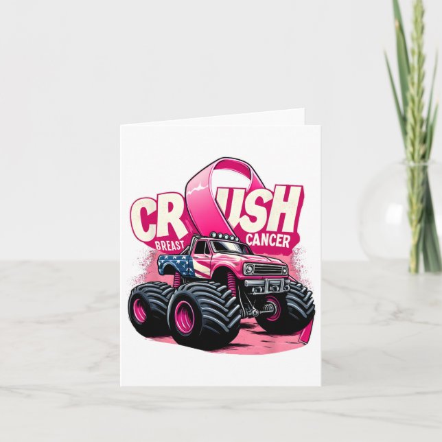 Carte Crush Cancer du sein Camion Sensibilisation au can (Devant)