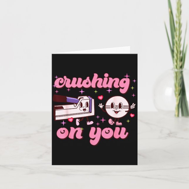 Carte Crushing On You Peds Cu Rn Aid Rn Nurse Valentines (Devant)