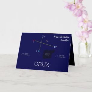 Carte Crux de constellation de l'hémisphère sud