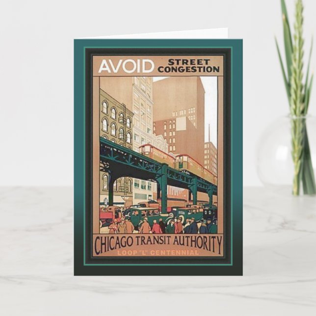 Carte CTA Loop Centennial Chicago (Devant)