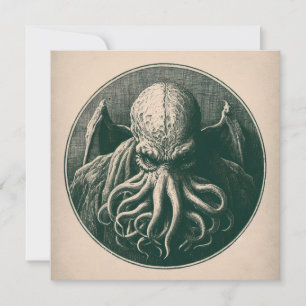 Carte Cthulhu Lovecraft Horreur