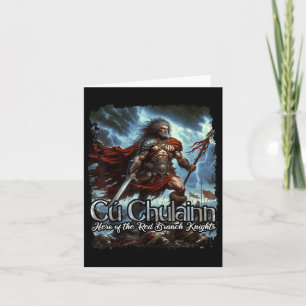 Carte Cu Chulainn Celtic Irish Mythologie Guerre Dieu