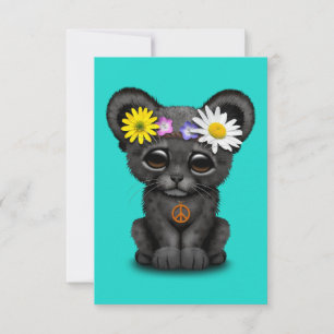 Carte Cube Black Panther Cub Hippie
