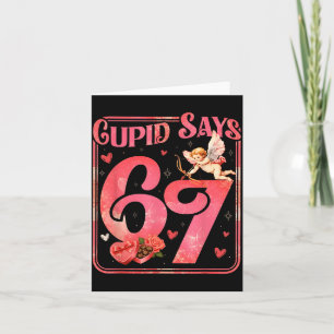 Carte Cud dit 67 drôle de Saint-Valentin Six Sept Memes