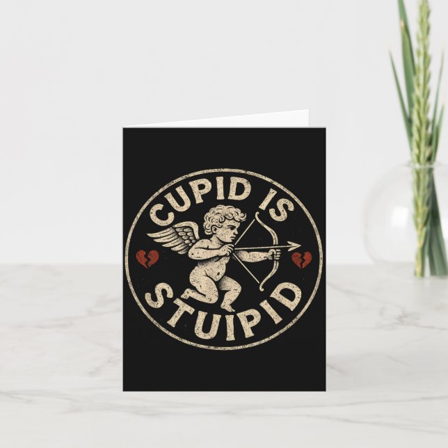 Carte Cud Is Stud Hate Valentines Anti Valentine Stud Cu (Devant)