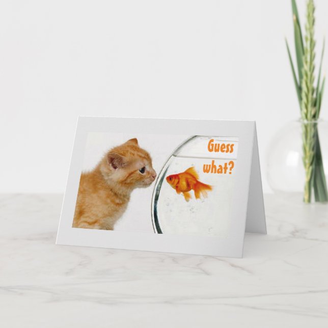 CARTE CUISINE ET POISSON SONT PRÊTS À DIRE HEUREUX ANNIV (Devant)