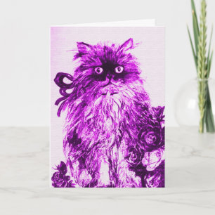 Carte CUISINE fête des pères AVEC ROSES PURPLE