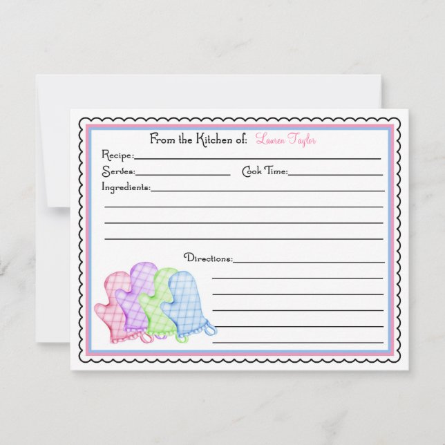 Carte Cuisine Four Mitts Cuisine de cuisson Recettes Car (Devant)