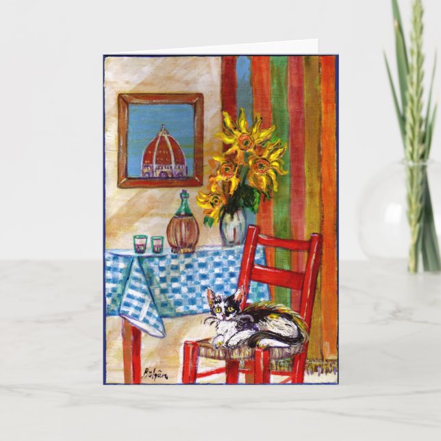 CARTE CUISINE ITALIENNE À FLORENCE (Devant)