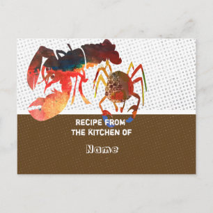 Carte culinaire Crabe et homard Recette