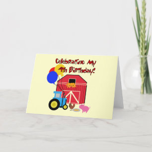 Carte Cultivez les 4èmes T-shirts et cadeaux d'anniversa