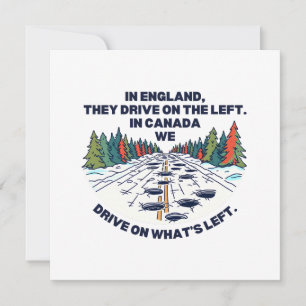 Carte Culture canadienne amusante