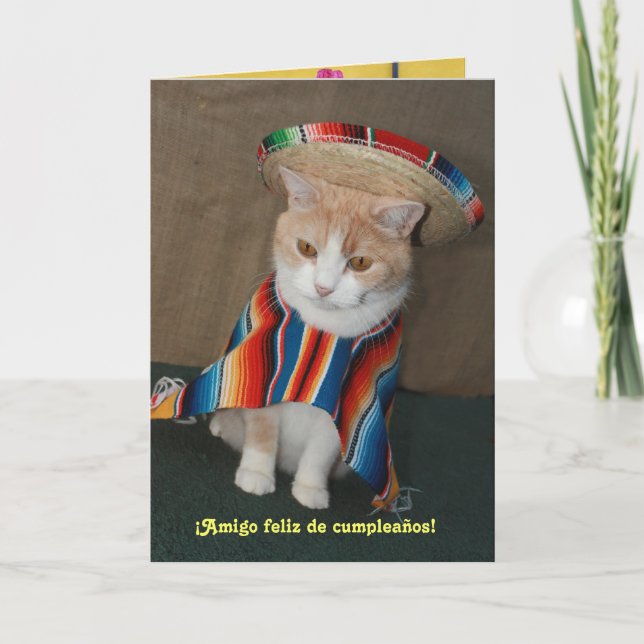 Carte Cumpleanos de Feliz ! (Devant)