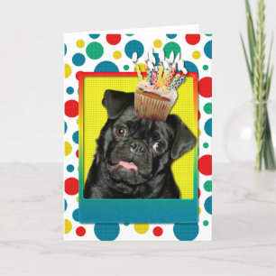Carte Cupcake d'anniversaire - Carlin - Ruffy