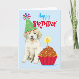 Carte Cupcake Great Pyrenees