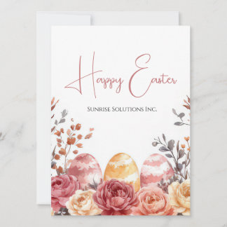 Carte Custom Business Easter Greeting Card