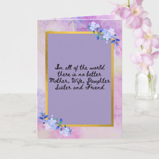 Carte Custom Photo Mothers Day