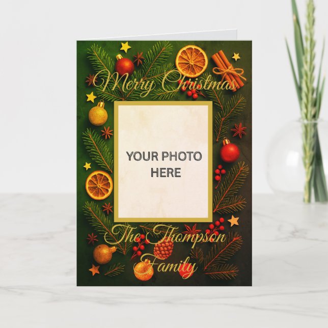 Carte Custom Picture Old Fashioned Christmas (Devant)