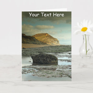 Carte Customisable Jurassic Coast