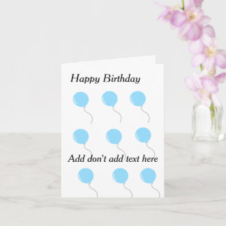 Carte Customizable birthday cards