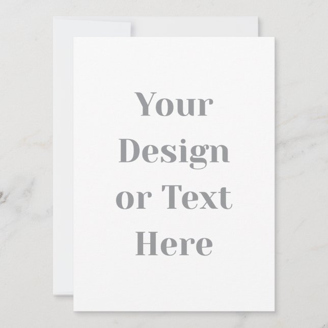 Carte Customizable Your Design or Text Here Personalized (Devant)